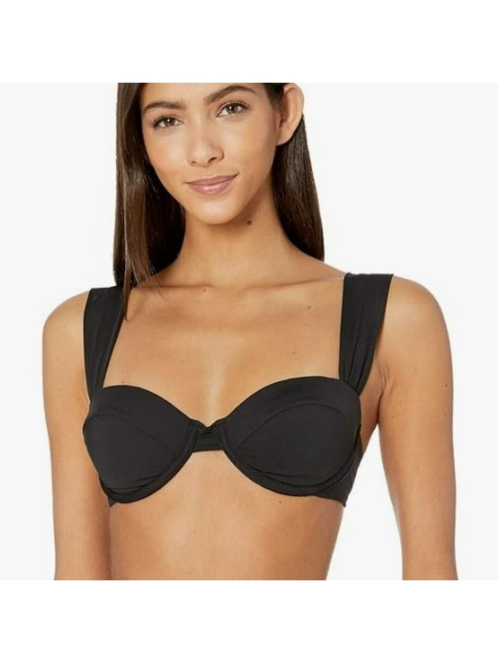 WEWOREWHAT Claudia Top in Black